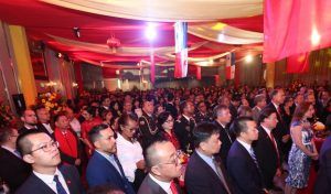 Gran cena de la embajada de China Popular en Panamá, celebrando los 70 años de su fundación