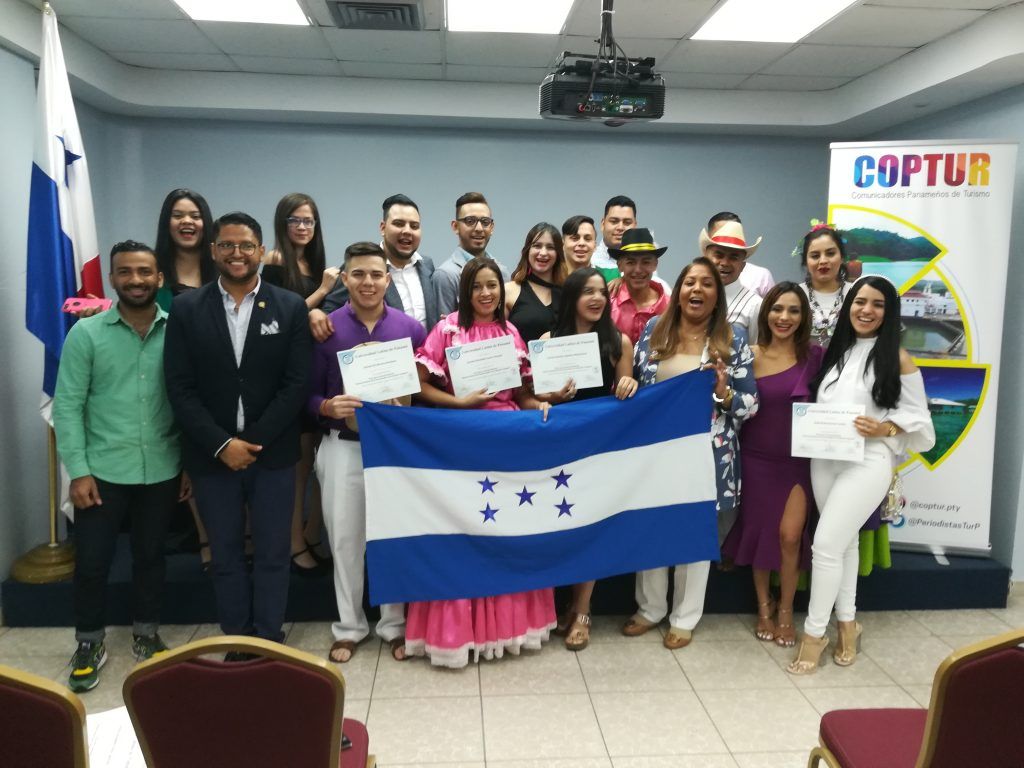 Delegación de Hondiras en el foro Honduras Panamá