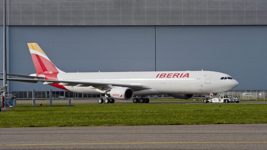 Avión de iberia