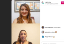Captura de entrevista por Instagram e Jazmín Jiménez en cuarentena