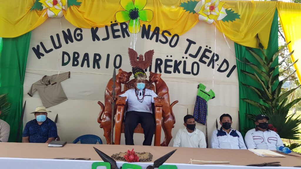 Pueblo Naso pide al Presidente Cortizo sancionar la ley de su comarca en Sieiyick 