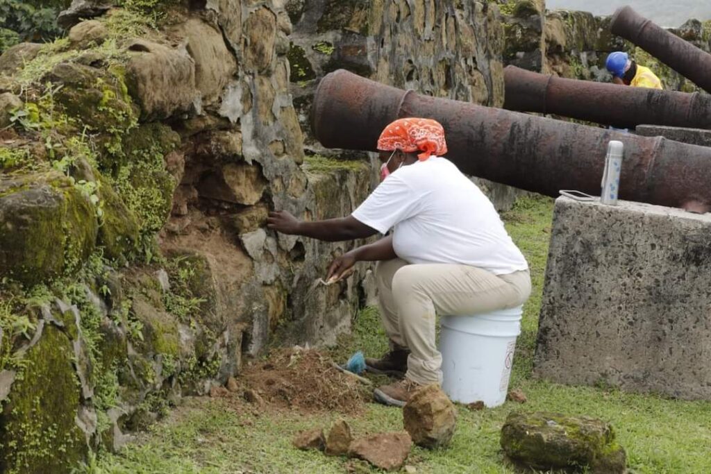 MiCultura realiza inspección a trabajos en el Fuerte San Lorenzo