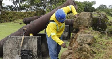 MiCultura realiza inspección a trabajos en el Fuerte San Lorenzo