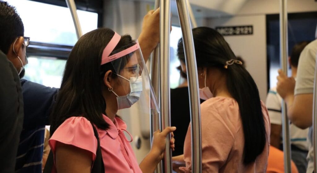 Metro será enérgico con el uso de la pantalla facial