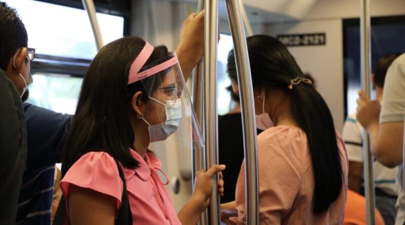 Metro será enérgico con el uso de la pantalla facial