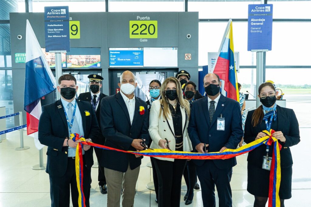 Copa Airlines inaugura nueva ruta de Barcelona, Venezuela