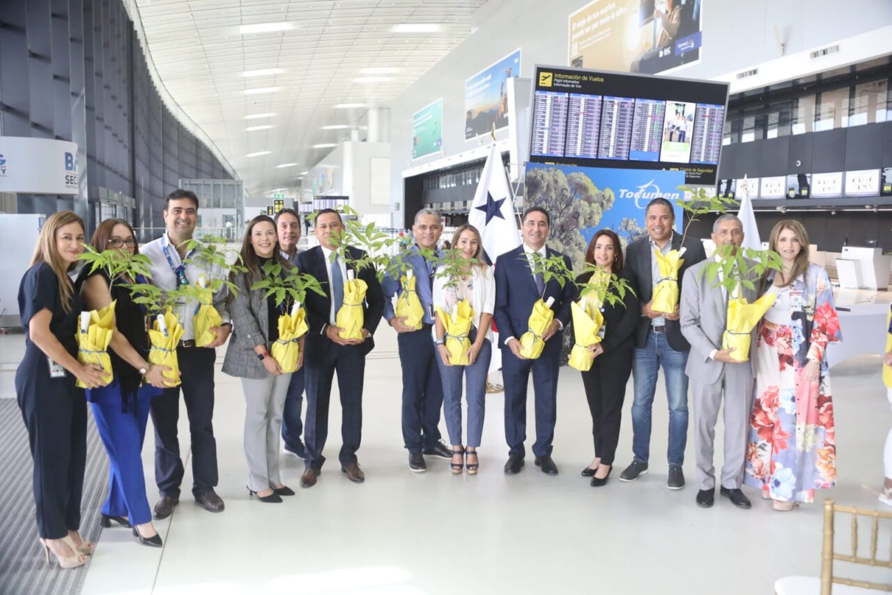 Aeropuerto de Tocumen recibe 800 plantones de guayacanes