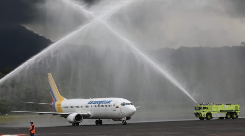 Aeroregional inaugura nuevo destino entre Ecuador y Panamá Pacífico