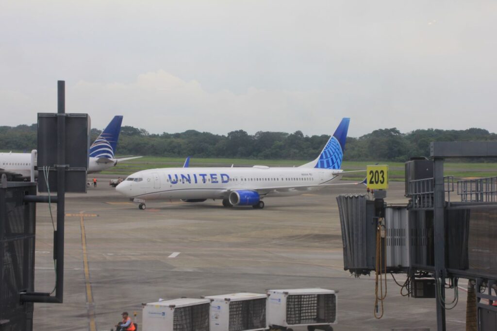 Avión de United