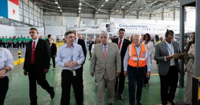 Mulino en talleres de Copa Airlines