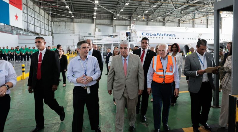 Mulino en talleres de Copa Airlines