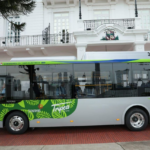Cinco buses 100% eléctricos ya recorren el Casco Antiguo de Panamá